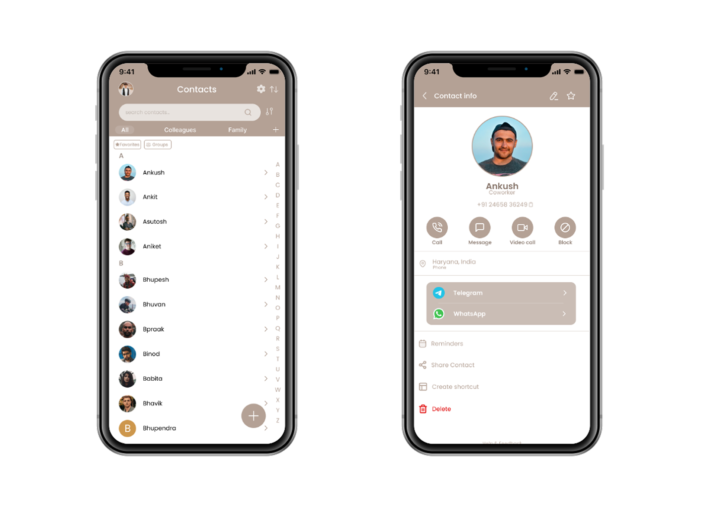 Example of Mobile App UI Design
