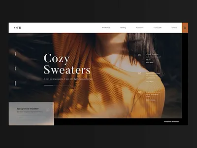 W13 - Boutique Website Concept animation app codepen colab design design challenge homepage image slider jquery krishi patel mp4 rotator scss typography ui ux web web design web development