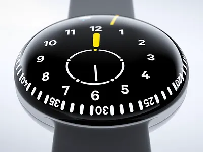 Orbit Watch Notification 3d animation blender glow motion movie notification video watch watch app watch face watch ui weather