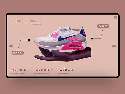 Shoes Website Animation animation app brand branding clean design icon icons illustration illustrator ios logo minimal type typography ui ux vector web website