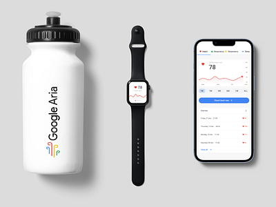 Google health app android app brand design design figma google layout minimal tech ui