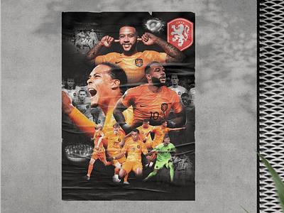 Netherlands 🇳🇱 Qatar World Cup 2022 Poster Design adobe photoshop fifa football graphic design photoshop sports world cup