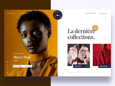 Fashion Boutique Website fashion fashion branding fashion website design motion photography website ui ux website interaction