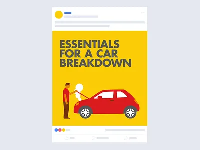 Essentials for a car breakdown 🔧 animated animated gif breakdown car car jack essentials gif hazard illustration infographic jumper cables lug shell singapore transition wheel wrench