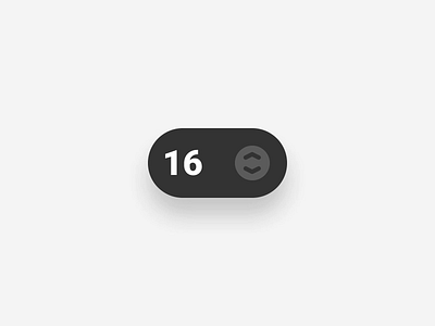 Stepper XI animation data picker design exploration interaction design microinteractions minimalism mobile simple stepper ui ui animation ux