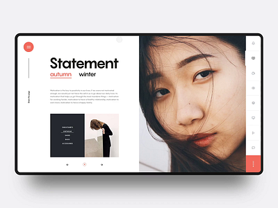 Layout Exploration :: Chap 12 animated animated gif animation clean creative fashion fashion magazine fashion website free download interaction magazine minimal news slide slider tab tranmautritam ui design video web design
