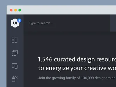 UI8 Sidebar after effects animation design motion design ui ui8 ux