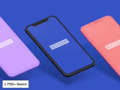 iPhone Mockup clay download free free mockup freebie iphone iphone x mocku up mockup phone psd psd mockup ramotion ramotion store sketch sketch mockup ui