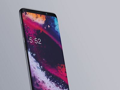 Peek animation app daily ui design flat interaction mockup music music player prototype samsung galaxy s9 samsung s9 ui ux