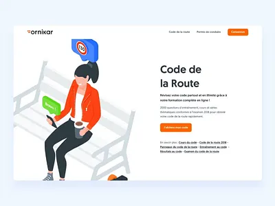 Ornikar.com • Sign In panel 👈 desktop form invisionstudio rebranding sign in text fields ui ux