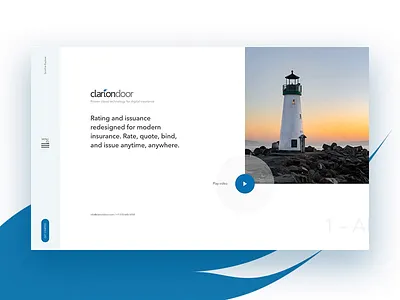 ClarionDoor - website prototype animation design digital interactive navigation prototype scrolling ui ux web web design website