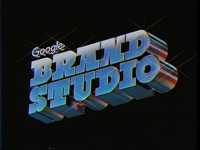 Let It Shine 3d alex sheyn animation brand cinema 4d flare gif google logo metal shine studio tape typography vhs