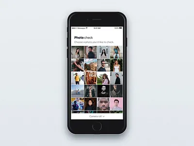 Photo Check Application Concept analytics animation app app development design editor instagram ios iphone messapps social ui ux
