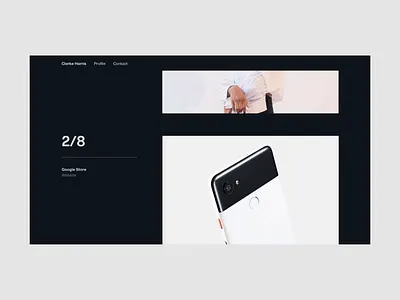 Transition Explorations animation animation after effects exploration interaction layout motion portfolio transition ui