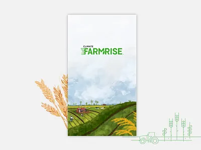 Onboarding Process- Agritech App onboarding screens ui ux visual design