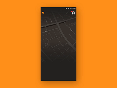 Animation of PURSUE for runners animation black fitness map music number orange speed sport app