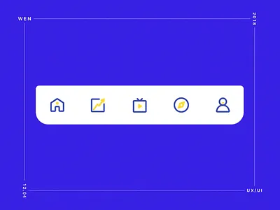 Icon after affects animation app design flat icon ui ux