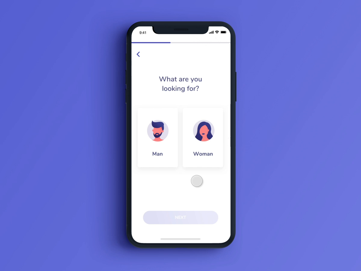 Dating app - Onboarding