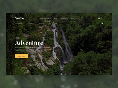 The Dreamer Hostels Search Animation animation app eleken grid landing loading scroll search typing ui ux video video background web