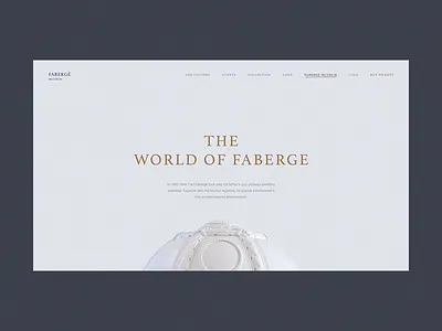 Museum Page animation app commerce concept design fashion free interface landing minimalism page portfolio promo slider store template ui ukraine ux web