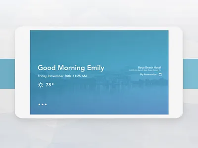 Voice Activated tablet ai animation design hotel invisionstudio micro animation mobile sketch tablet ui ux voice voice assistant