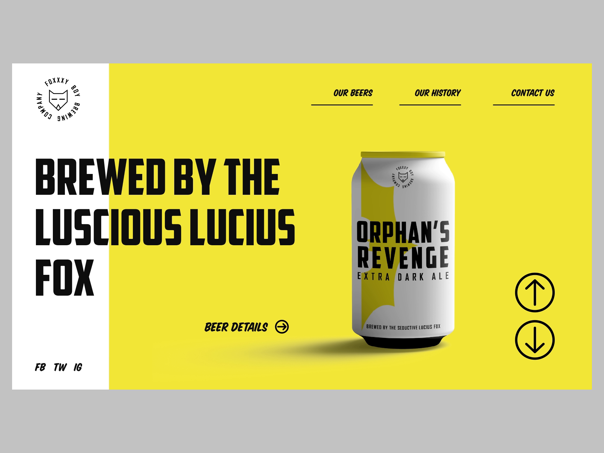 Example of Brewery Slider Animation