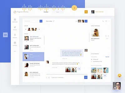 The Messenger animation app chat finance messenger ui ui dashboard ux