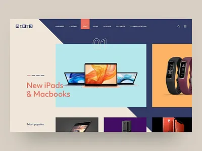 Wired.com page transition after effects animation interface motion motion graphics ui ux webdesign
