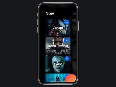 Cinema App animation cinema cinema app designer flat clean simple interface ios mobile mobile ios iphone ui ui ux ux