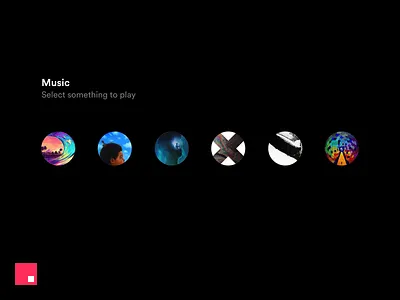 InVision Studio — Music Player animation clean design invision minimal motion studio ui ux