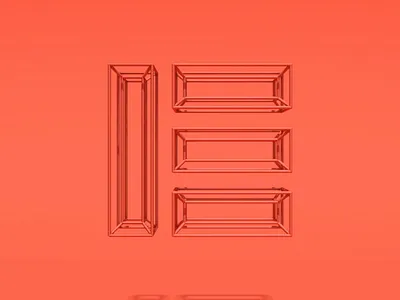 2/hypercube 2019 365 3d animation c4d challenge cinema coral live coral pantone video