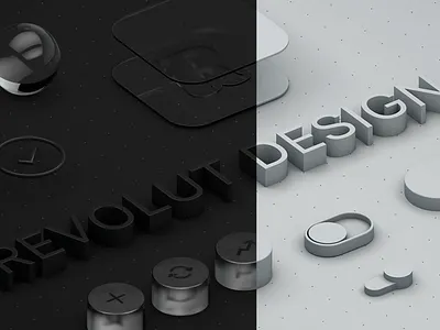 Revolut Design 3d 3d graphic 3d render c4d cinema 4d design experiments revolut