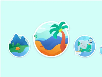 Badge badge badge design holiday illustration logo