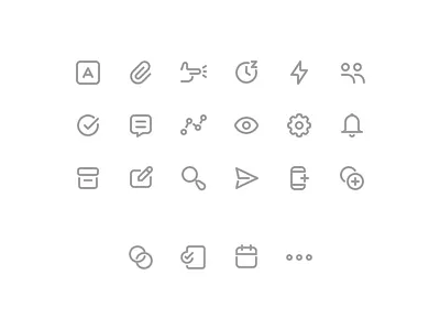 GetBusy Icons android app icon ios principle product design productivity tabbar