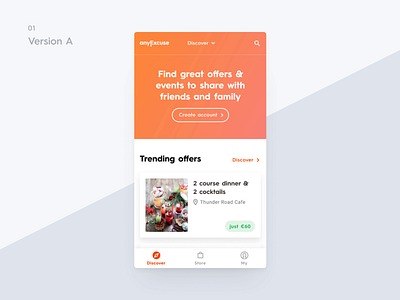 anyExcuse – Product Identity app branding clean app concept identity identity design ios iphone mobile mobile app mobile app design product identity