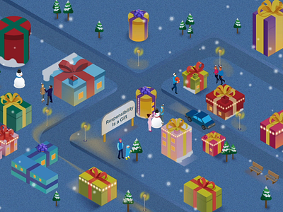 Holiday Hero Image animation design ui uianimation uidesign uxdesign website