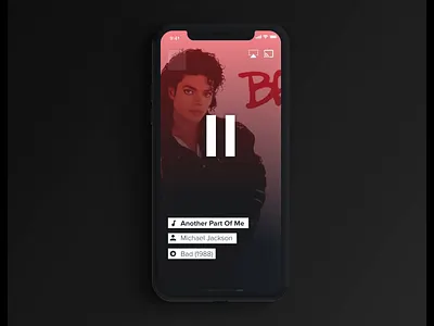 Radio App Design app animation flat gradient invisionstudio ios minimal motion music player radio ui ux