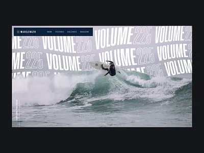 〰️Wavy Type after effects animation clean interaction interface landing page photography sports surf surfing travel typography ui ux web web design website