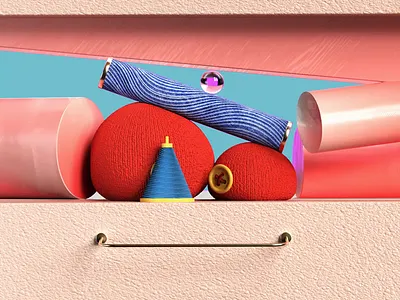 HANGOVER 2d 3d after effects animation cinema 4d colorful design fubiz geometry graphics illustration logitech motion motion graphic octane