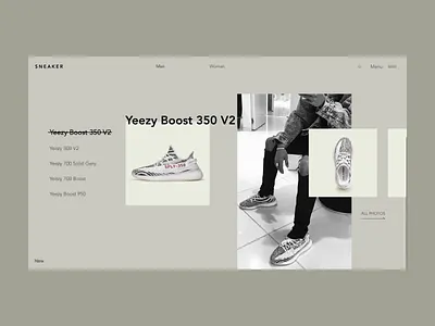 Sneaker APP app design ramotion shoes ui ux