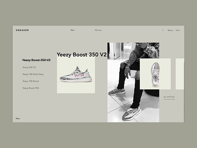 Sneaker APP app design ramotion shoes ui ux