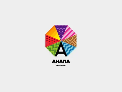 Anapa resort agency anapa animation brand branding design illustration logo logo animation logo design motion resort ruport rutorika territory tourism triangles ui umbrella vector