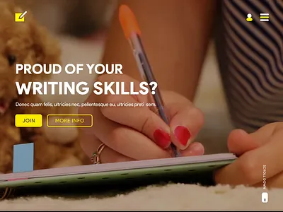 Video Background Hero Header landing landing page ui ux video background video header website