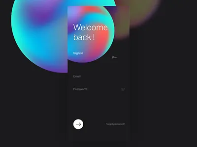 Gradient Practice colors dark email gradient password practice sign in sign up ui