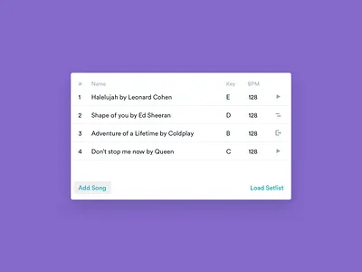 Updating the playlist add song animation app design ios music playlist redesign select song stem ui ux