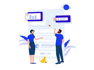 Teamwork with cat 2d animation aftereffects animation design digital 2d girl boss illustraion illustration man motion animation motion design office team team work working working process