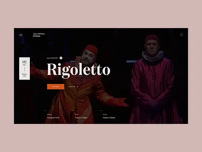 Opera Di Roma design inspiration interaction minimal opera opera design opera ui transition typography ui ui design ux ux design web web design