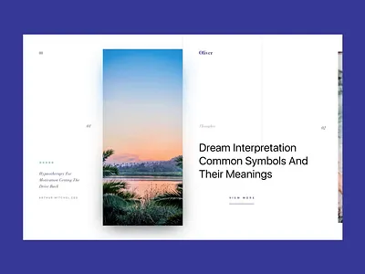 Blog Concept blog blog post dailyui interaction transition typography ui ux web webdesign website animation