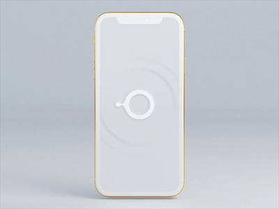 Organic OS interface ai animation art c4d circle clean interface motion organic organic art os simple simple animation simple clean interface simplicity ui ui ux voice wave white