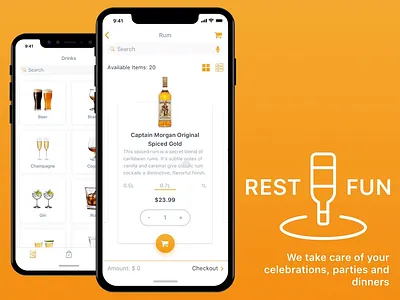Alcohol Delivery App alcohol delivery app animation delivery delivery app ios mobile sketch ui ux
